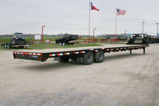 New 40 x 102 Low Profile Flatbed Straight Deck Trailer with 12K 