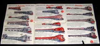 AMERICAN FLYER 1930s TRAIN & STRUCTO & AIRPLANE POSTER  