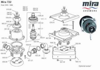 Mira/Rada 722   Splined Bush Assembly   352.01  