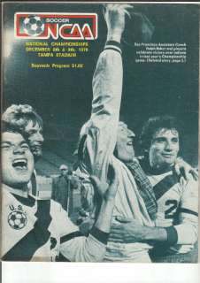 1979 NCAA National Champions Soccer Media Guide  