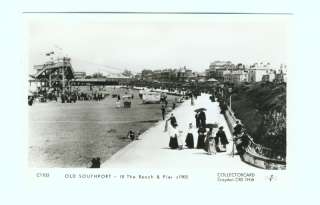 pa799   Beach & Pier   Southport 1905   Collectorcard   postcard 