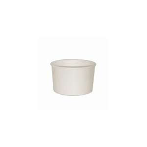 White Paper Squat Containers   16 oz 