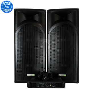 Ekho CX215 Dual 15 Speakers SX800 Power Amplifier 4000 Watt DJ PA 