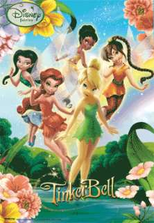 Disney Fairies Tinkerbell 3D Decor Large x 5 (FREE P+P)  