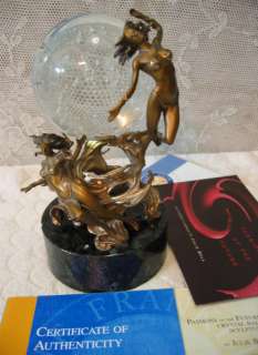 Franklin Mint Passions of the Future Bronze Sculpture  