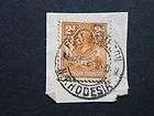 North Rhodesia 1925 GV 2d with FORT JAMESON DCA postmar