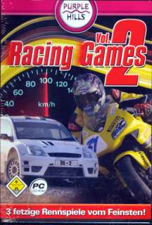 Racing Games Vol. 2 (PC) Neu OVP   3 fetzige Rennspiele  