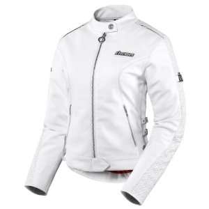  Icon Womens White Hella Leather Jacket