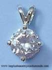 pendentif zirconium solitaire  