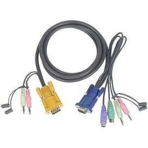  IOGEAR PS2 KVM Cable. 10FT PS2 KVM CABLE FOR GCS1758/1732 