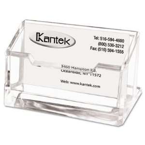  Kantek Clear Acrylic Business Card Holder KTKAD 30 Office 