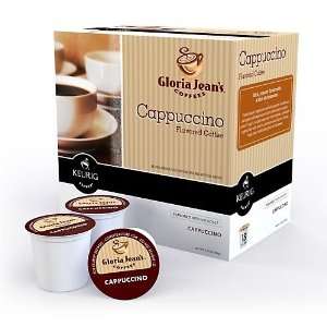 Gloria Jeans Cappuccino Keurig K Cups,18 Count  Kitchen 