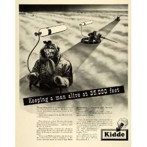  1943 Ad Walter Kidde Pressurized Gas Carbon Dioxide WWII 