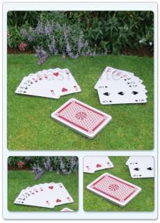 A3 GIANT 37CM FULL DECK 52 PLAYING CARDS SCHOOL MAGIC GARDEN OUTDOOR 
