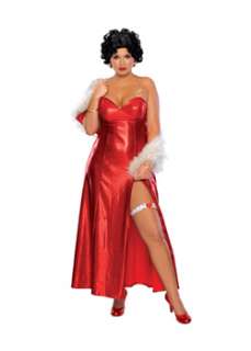 Betty Boop Plus Long Dress Costume
