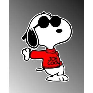  Snoopy JOE Cool Funny Vinyl Decal Bumper Sticker 4x5 