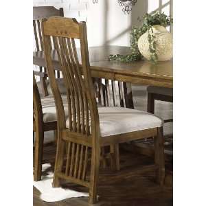 Dining Room Side Chair by Somerton   Medium Brown Oak (417 31) (Set of 