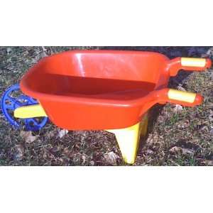   Kids Red Wheel Barrow Child Size Pretend Play Toy Toys & Games