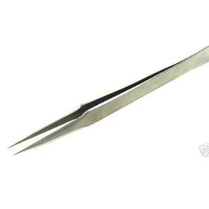 Erem 2ASASL Tweezer, Fine Tip, Flat/Round, Economy