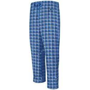  Detroit Lions Crossbar Blue Flannel Sleep Pants Sports 
