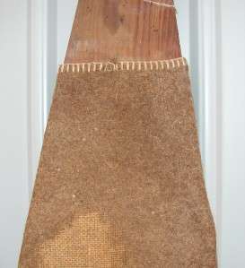 ANTIQUE WOODEN IRONING BOARD WITH HORSE HAIR  