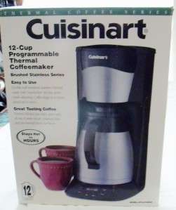Coffee Maker Cruisinart 12 Cup Model #DTC 975BKN Programmable 