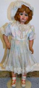   Papier Mache 18 Child Doll Paper Mache 1800s Victorian VTG  