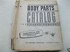 1951 1952 Studebaker Car Parts Body Catalog Manual  