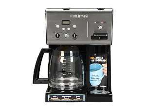 Cuisinart CHW 12 Black/Steel 12 Cup Programmable Coffeemaker with Hot 