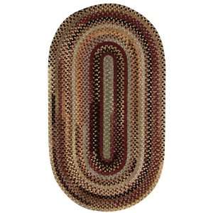   Capel Wineberry Braided Wool Area Rug 2.00 x 3.00.