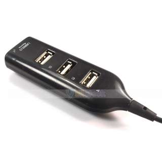 High Speed 4 PORT USB 2.0 Hub For PC/MAC Laptop ADAPTER  