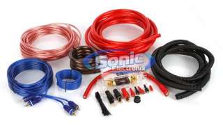   PK4ANL 4 AWG Gauge Power Amplifier/Amp Installation Wiring Kit  