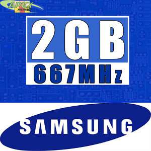 2GB RAM SAMSUNG Laptop Computer Memory PC2 5300 667MHz  