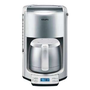 Krups FMF5 11 10 Cup Programmable Coffeemaker with Thermal Carafe 