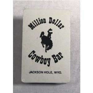  Million Dollar Cowboy Bar Playing Card Deck Everything 