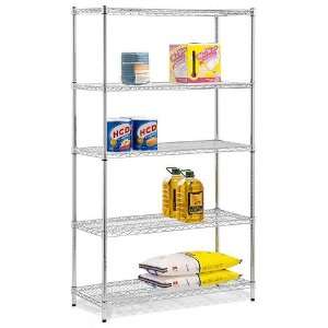    Can Do 5 Tier 42 Wide Urban Adjustable Shelving Unit