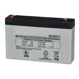   Battery MX 06070   6.00 Volt 7.00 AmpH SLA Battery