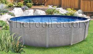 30x52 Round Above Ground Swimming Pool with 7 Wide Top   LINER NOT 