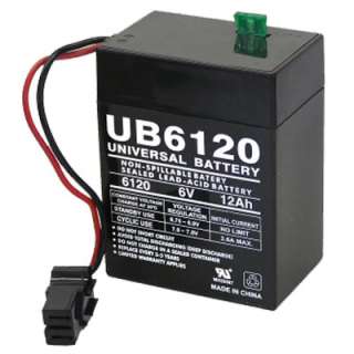 6V 12Ah Sealed Lead Acid Battery Universal UB6120 TOY  