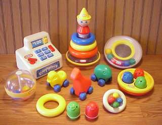 LITTLE TIKES   VINTAGE TODDLER BABY ACTIVITY TOY LOT  