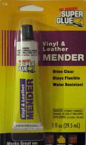 The Original SUPER GLUE VINYL & Leather Mender Adhesives  