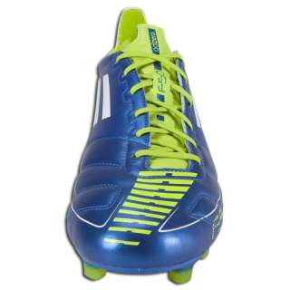 adidas F50 adizero TRX FG (Lea) Anodized Blue/White/Slime G51582 