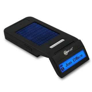 Green Energy NoiseHush N650 Solar Bluetooth Car Kit Hands Free Apple 
