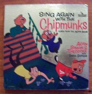 Sing Again with The Chipmunks Alvin Vinyl LP Record  