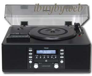   CD Recorder Burner Cassette AM/FM Radio Turntable Record Player  