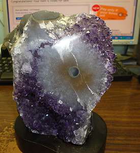 URUGUAY AMETHYST CRYSTAL CATHEDRAL GEODE CLUSTER  