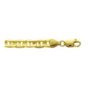  14K Gold Anchor Chain Mariner Link Bracelet or Necklace 