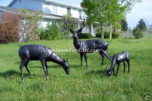 Animal Yard Art, Life Size Animals, Metal Animals, Deer  
