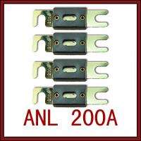 4PCS 200AMP 200A Car ANL Fuse Gold Plated For Car Audio Gauge  