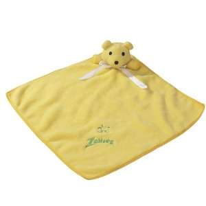   Polyester and Fleece Snuggle Bear Puppy Blanket, 15 Inch, Honey Yellow